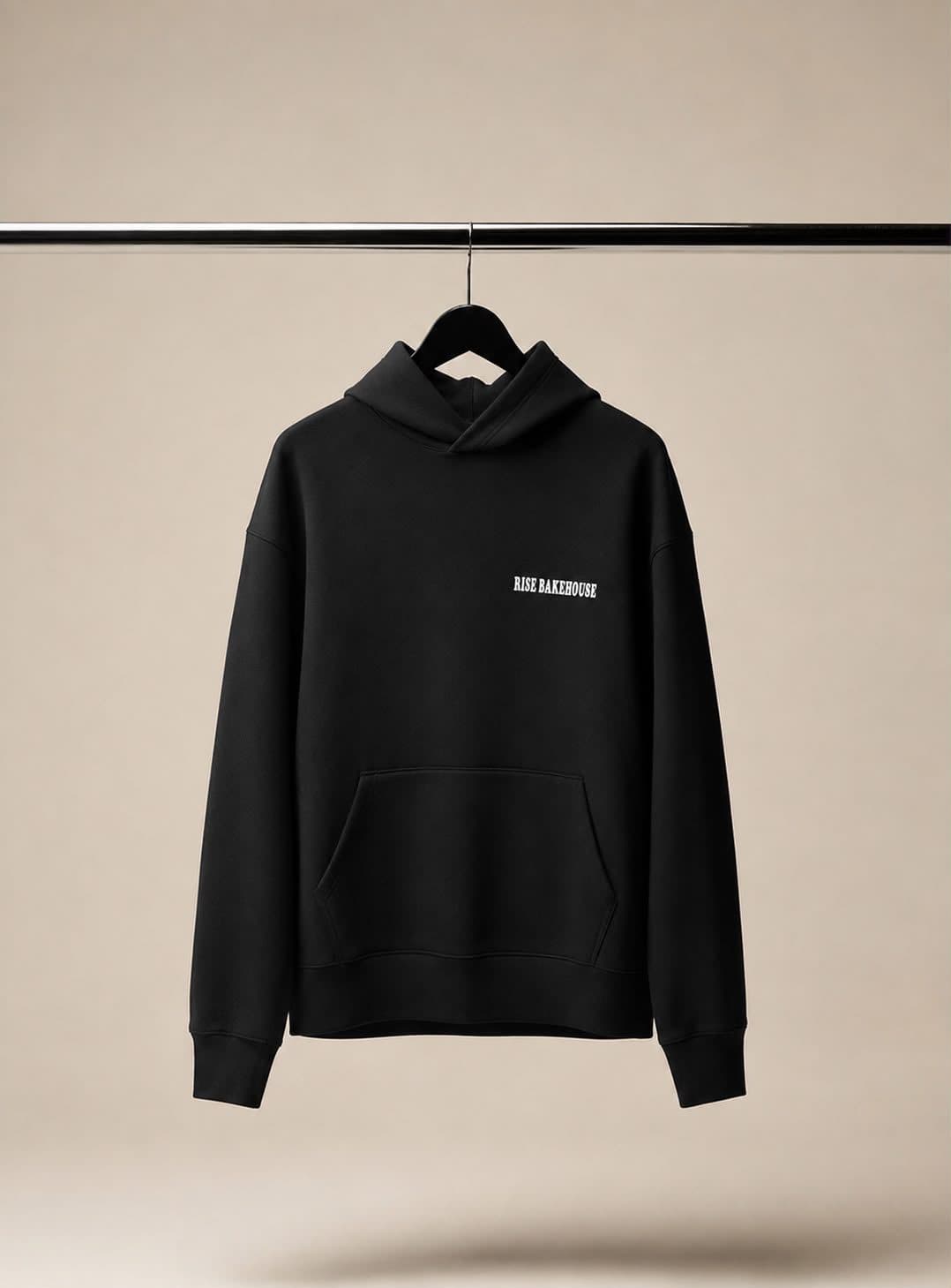 Rise Bake House Black Hoodie