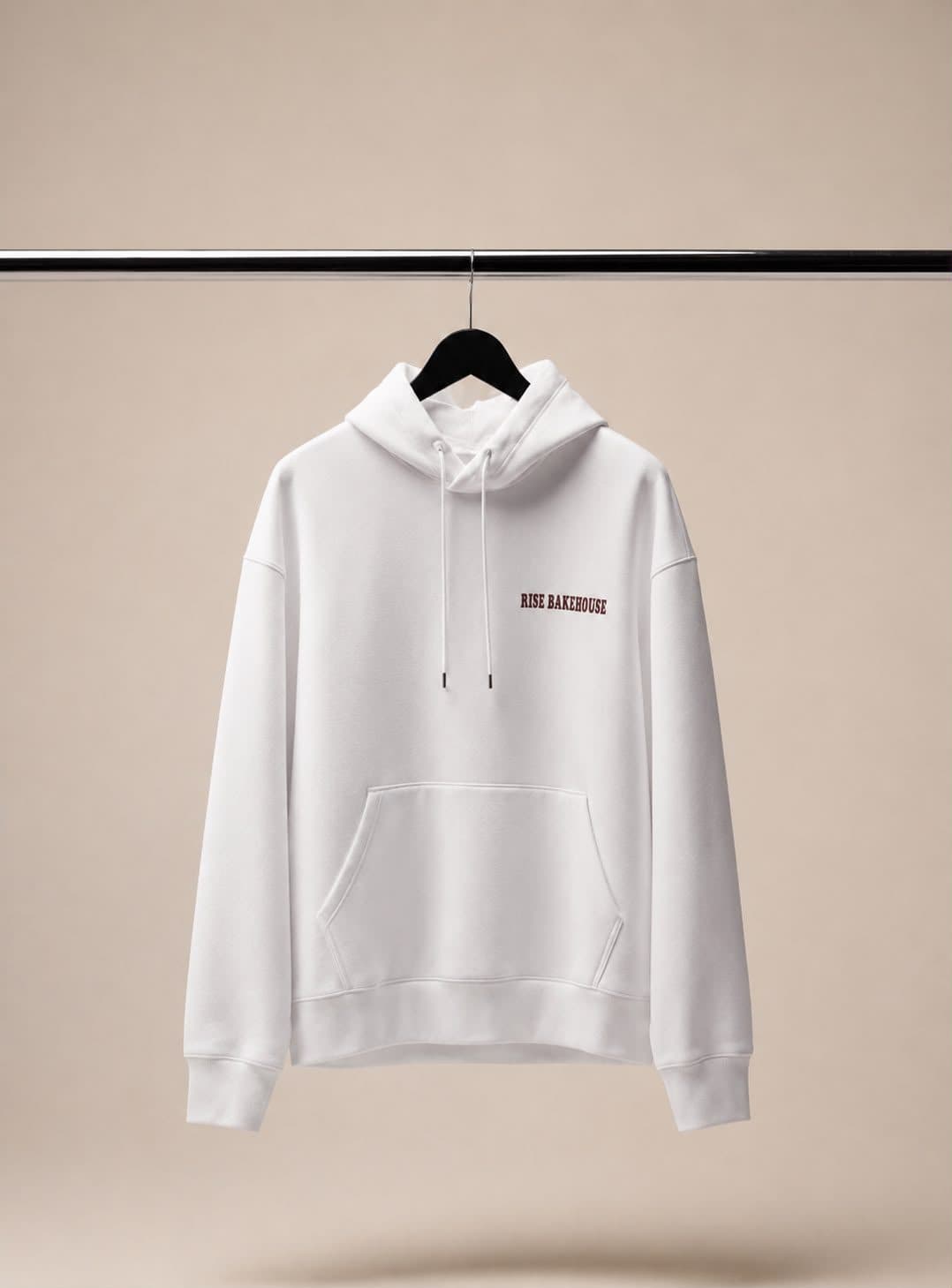 Rise Bake House White Hoodie