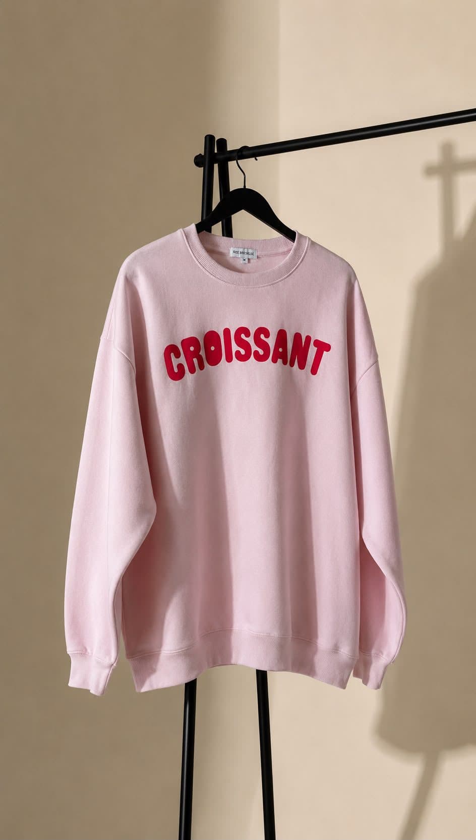 Rise Crew Neck Sweatshirt- Pink